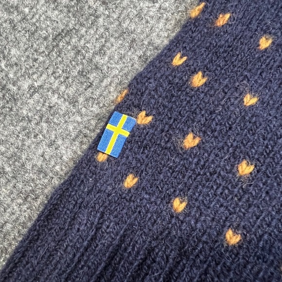 NWT Fjallraven Ovik Knit Cardigan Women's Small Navy Wool Nordic Sweater F89941 - Picture 5 of 16